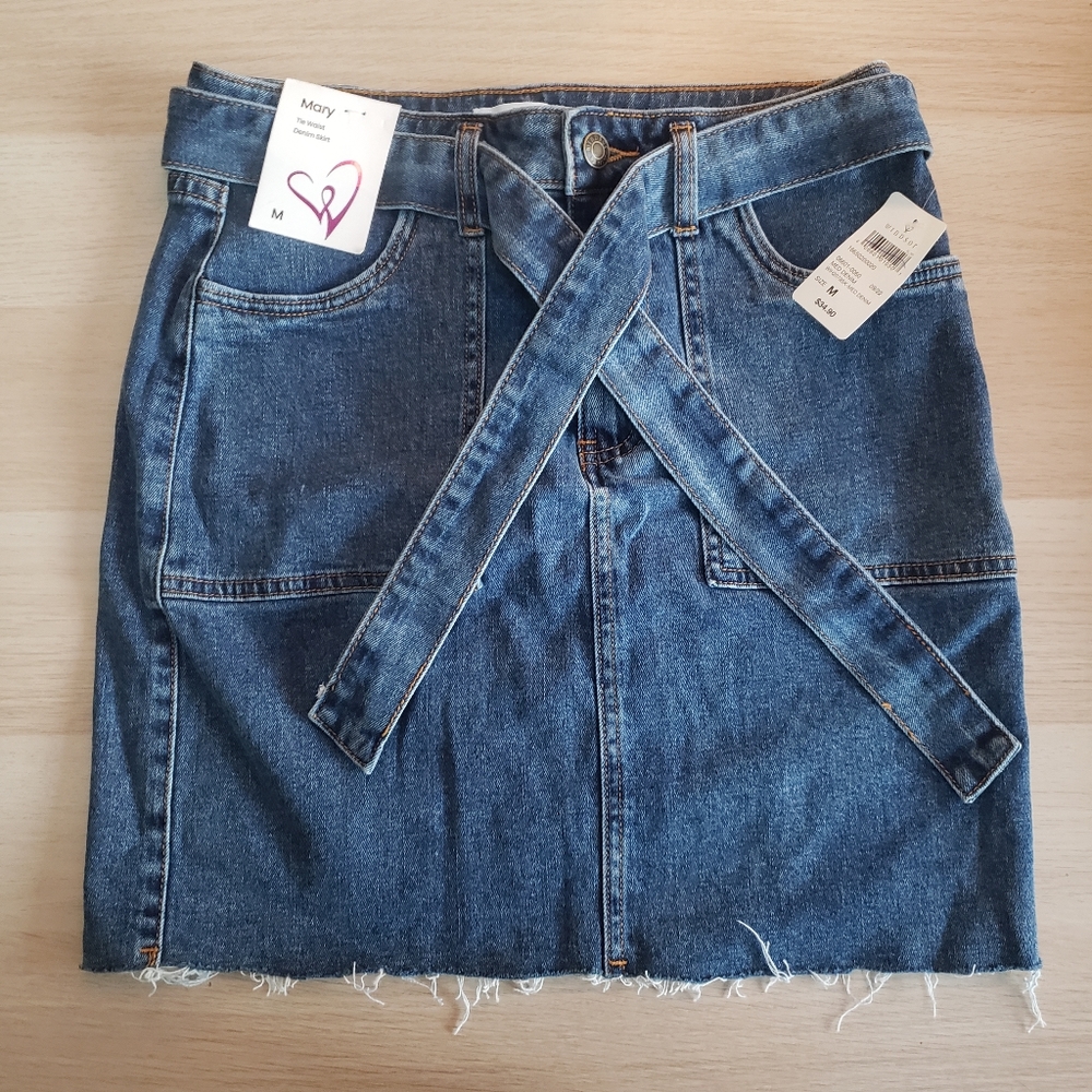 Vintage Denim Mini Skirt